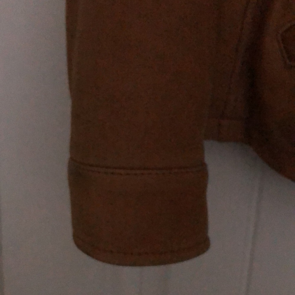 Leather Bomber Jacket - image 4